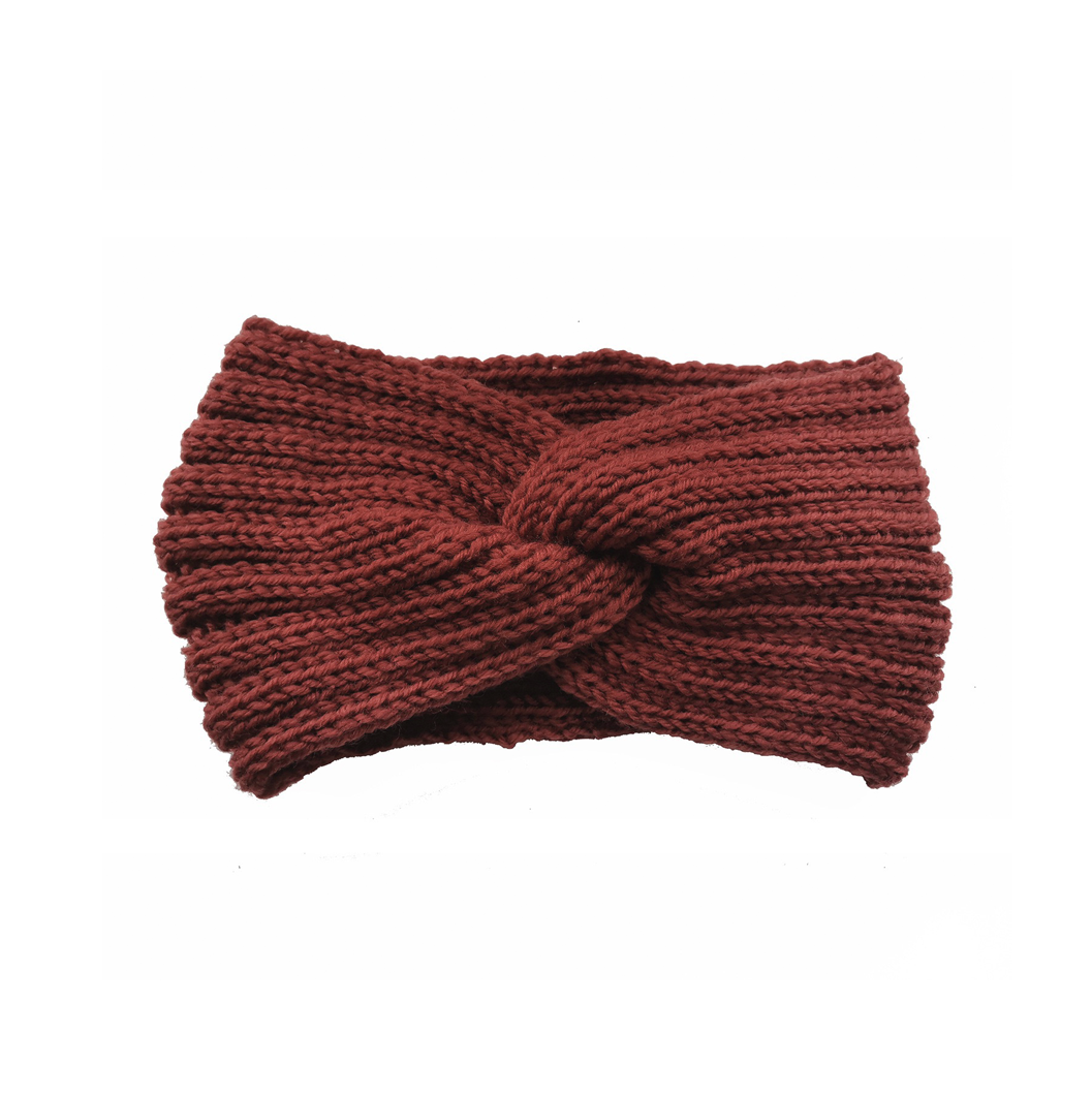 JBextension Simple Style Plain Color Hair Band with KnotDesign As Gift , Extra Wide Headbands for Women Non-Slip, Large Twist Knotted Stretchy Wraps Head Bands Hair Accessories