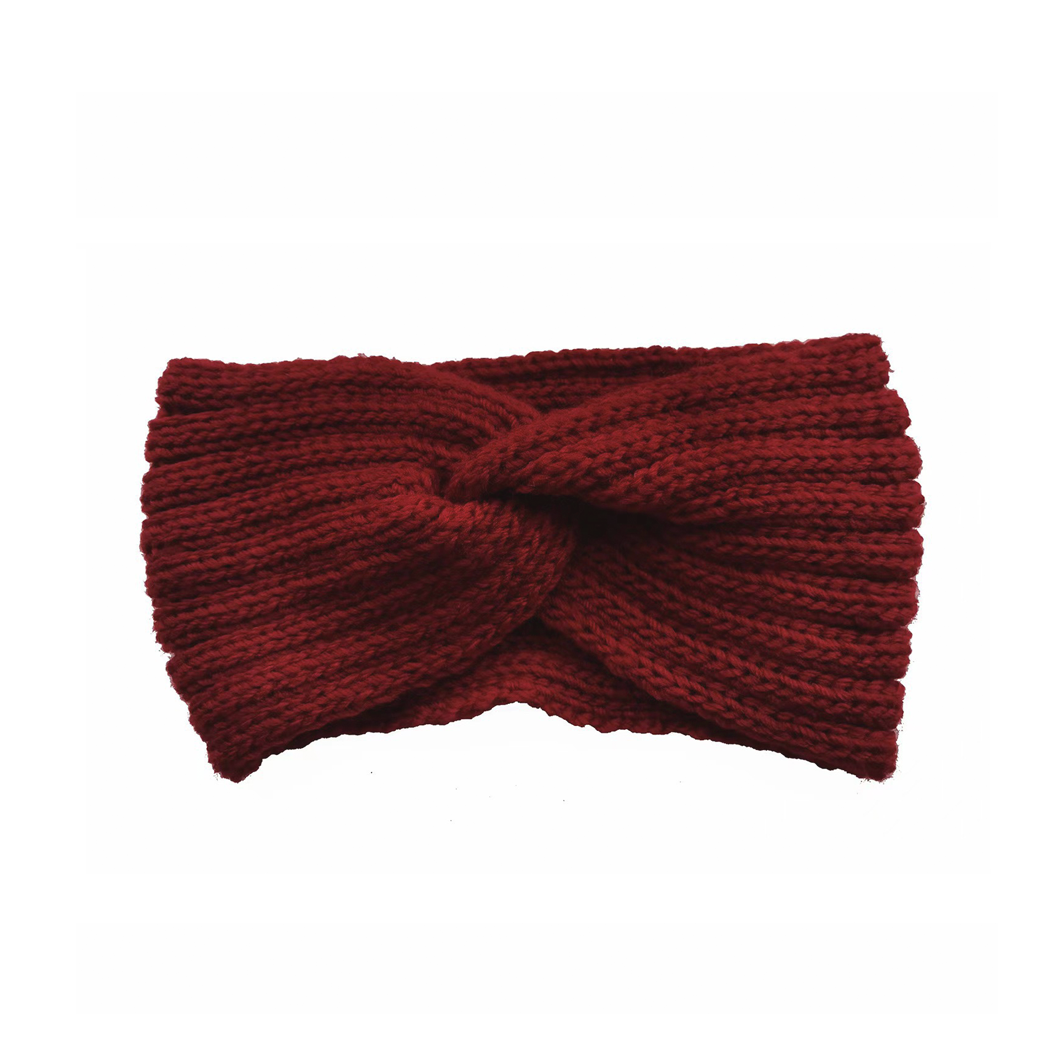 JBextension Simple Style Plain Color Hair Band with KnotDesign As Gift , Extra Wide Headbands for Women Non-Slip, Large Twist Knotted Stretchy Wraps Head Bands Hair Accessories