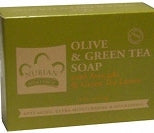 Nubian Heritage Olive Butter Avocado Green Tea Leaves Soap 5 oz