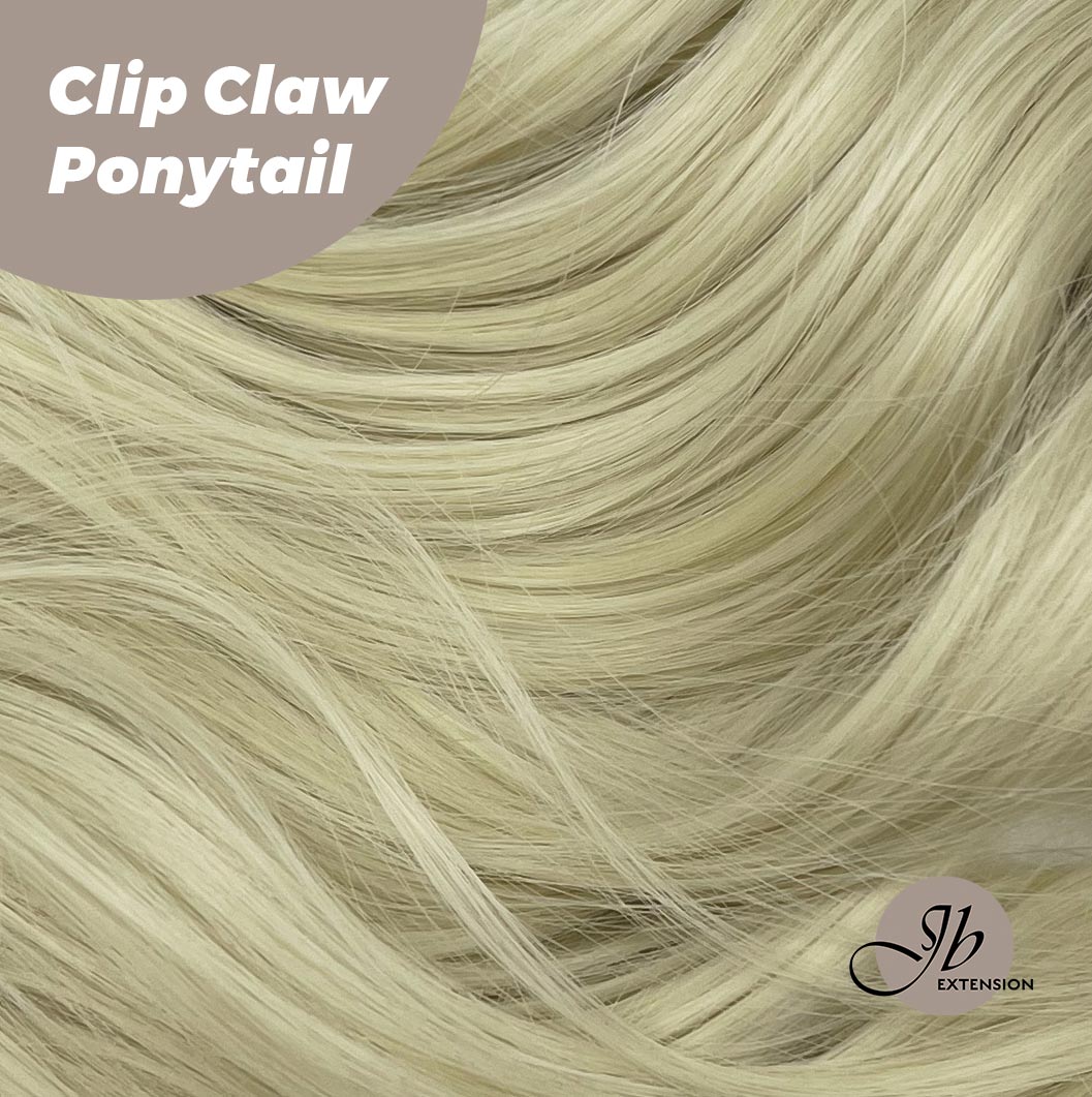 JBEXTENSION 25 Inch Clip Claw in Curly Ponytail Extension for thinning hair 160g