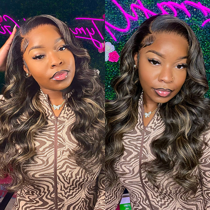 3 Wigs Set  | #1B/27 Highlight Body Wave 8x5 Pre Cut Lace Wig & Glueless  Curly Short Bob Wigs & Straight 5x5 HD Lace Short Bob Wig