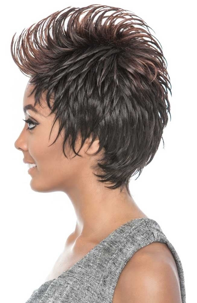 Brown Sugar Human Hair Mix Stylist Wig BST104 PUNK
