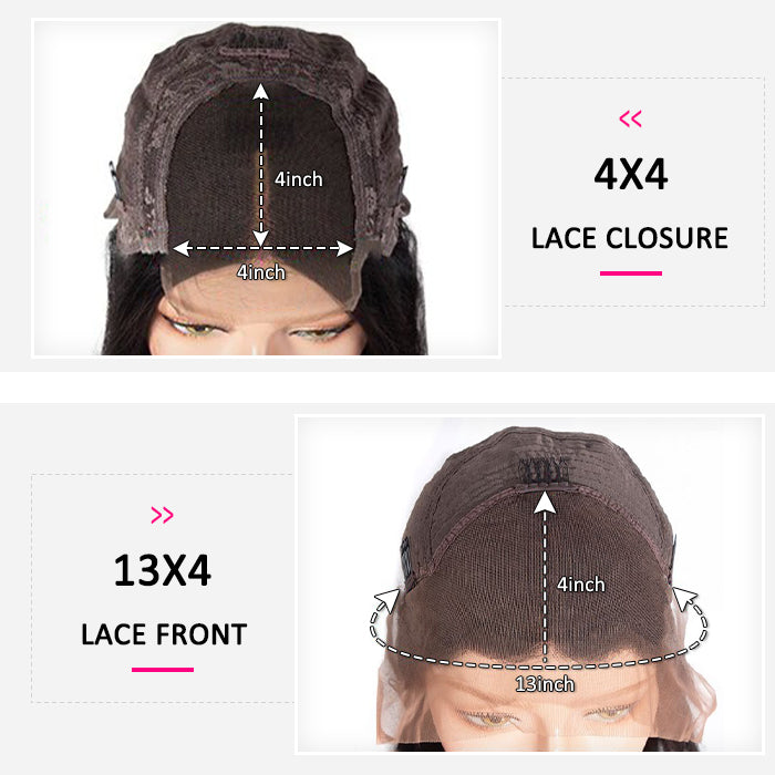 Ombre Blonde Silky Straight 13x4 Lace Front Wigs/Full Machine Made Wig With Brown Bangs