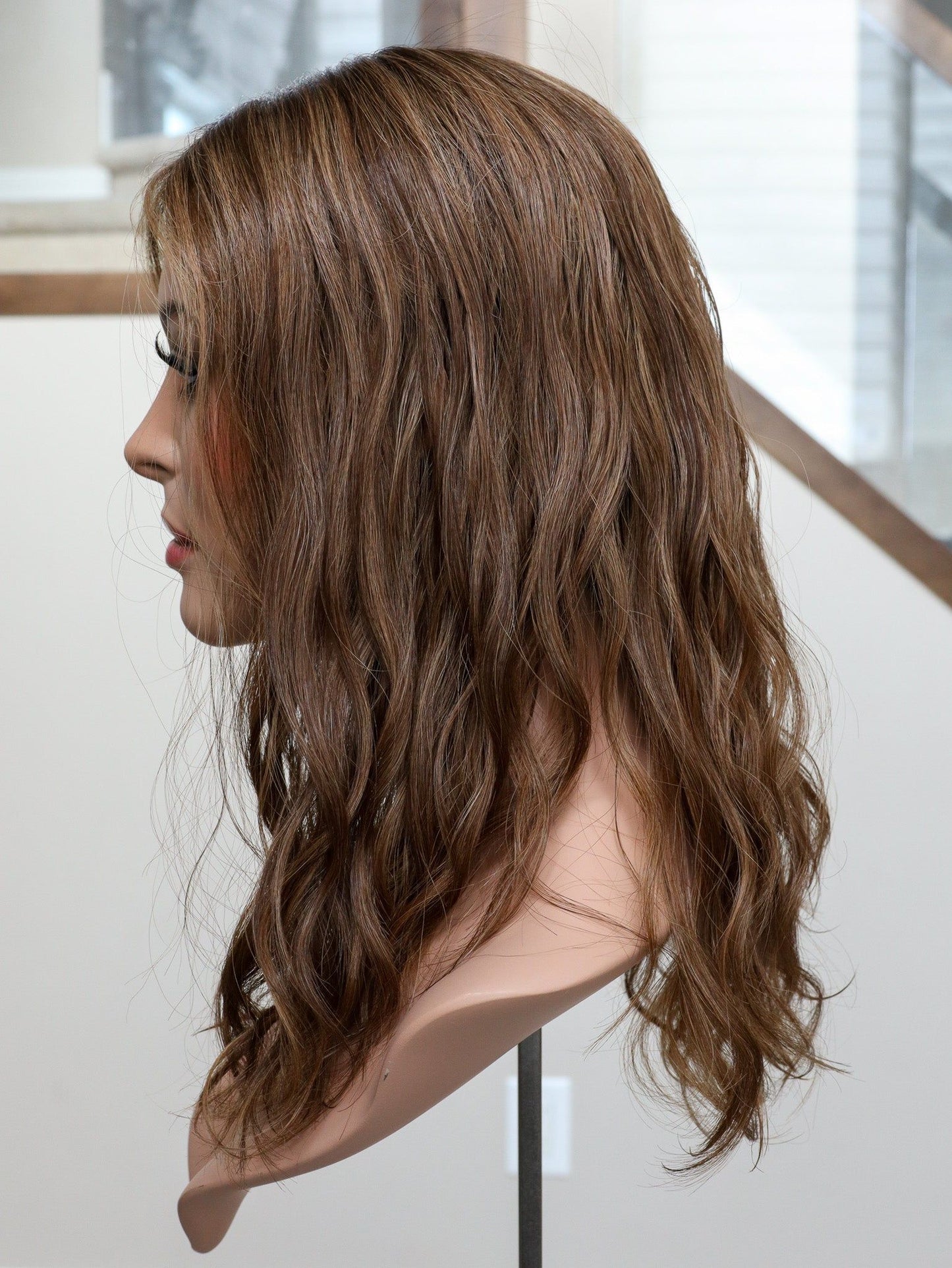 18" 9x9 Elana Wavy Closed Lace Topper