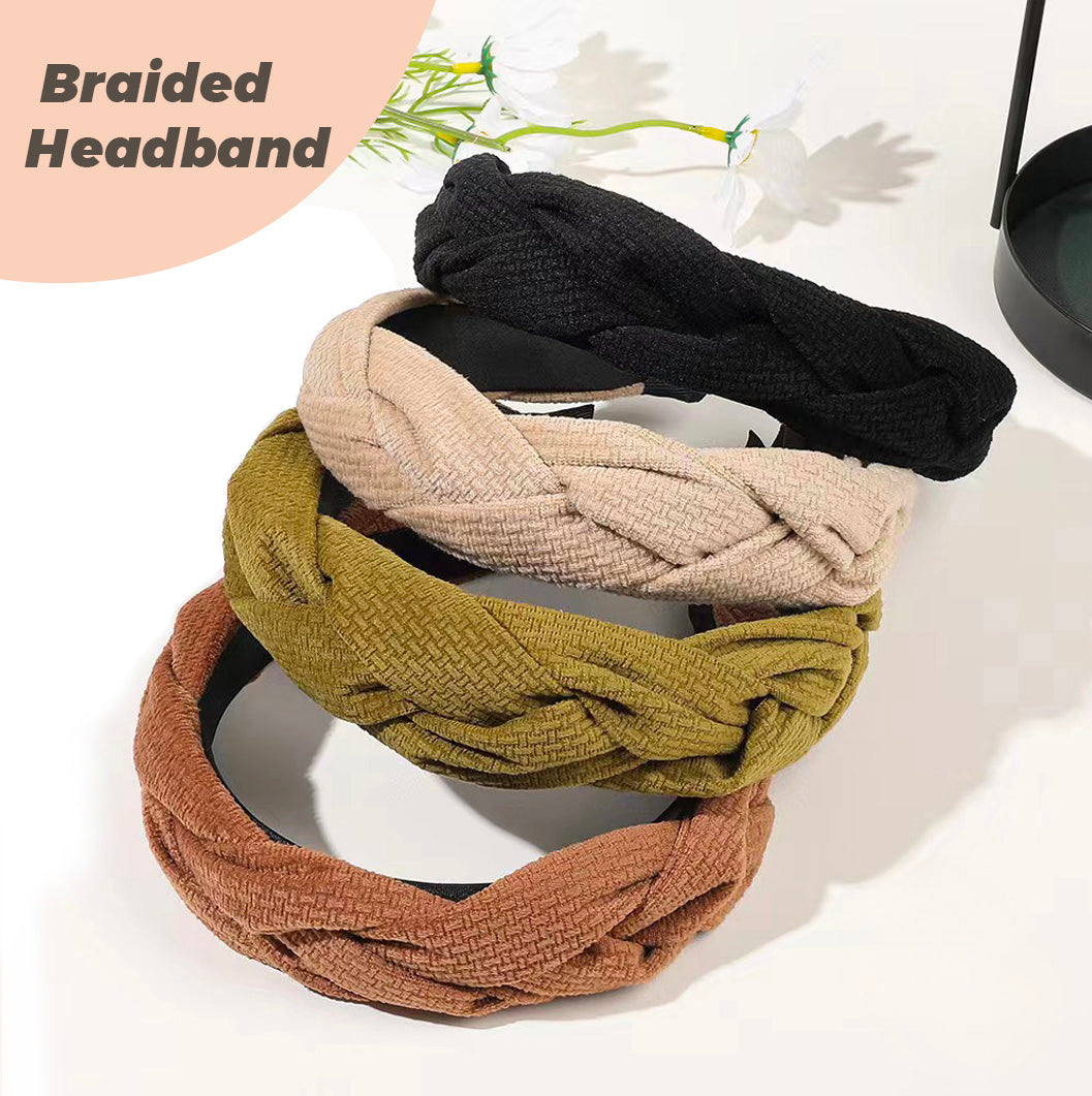 JBextension Headbands for Women Braided Headbands Fashion Hairband Criss Cross Hair Accessories