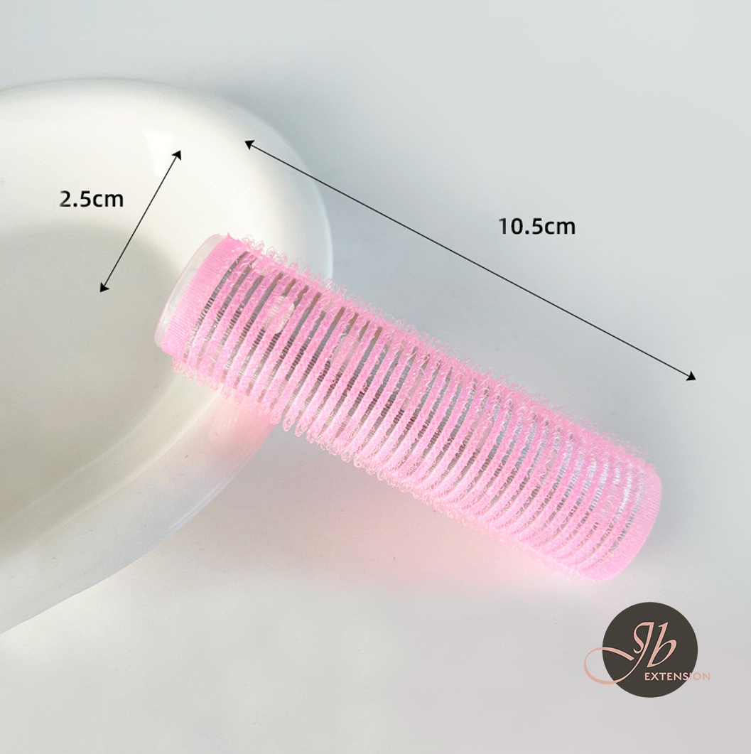 JBEXTENSION 1 Pcs Long Hair Rollers for Bangs Aluminum Core Curlers Thermal Self Grip Roller for Short, Long and Medium Hair Women Hairstyle