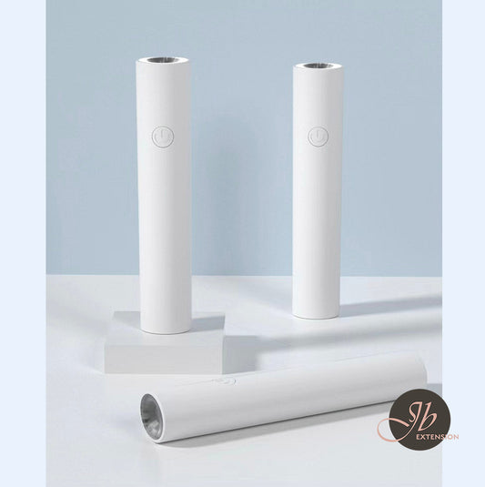 JBextension Handheld UV Light for Gel Nails, Mini Nail Light, Portable LED Nail Lamp, Cordless Rechargeable USB Nail Dryer for Fast Curing, Pink