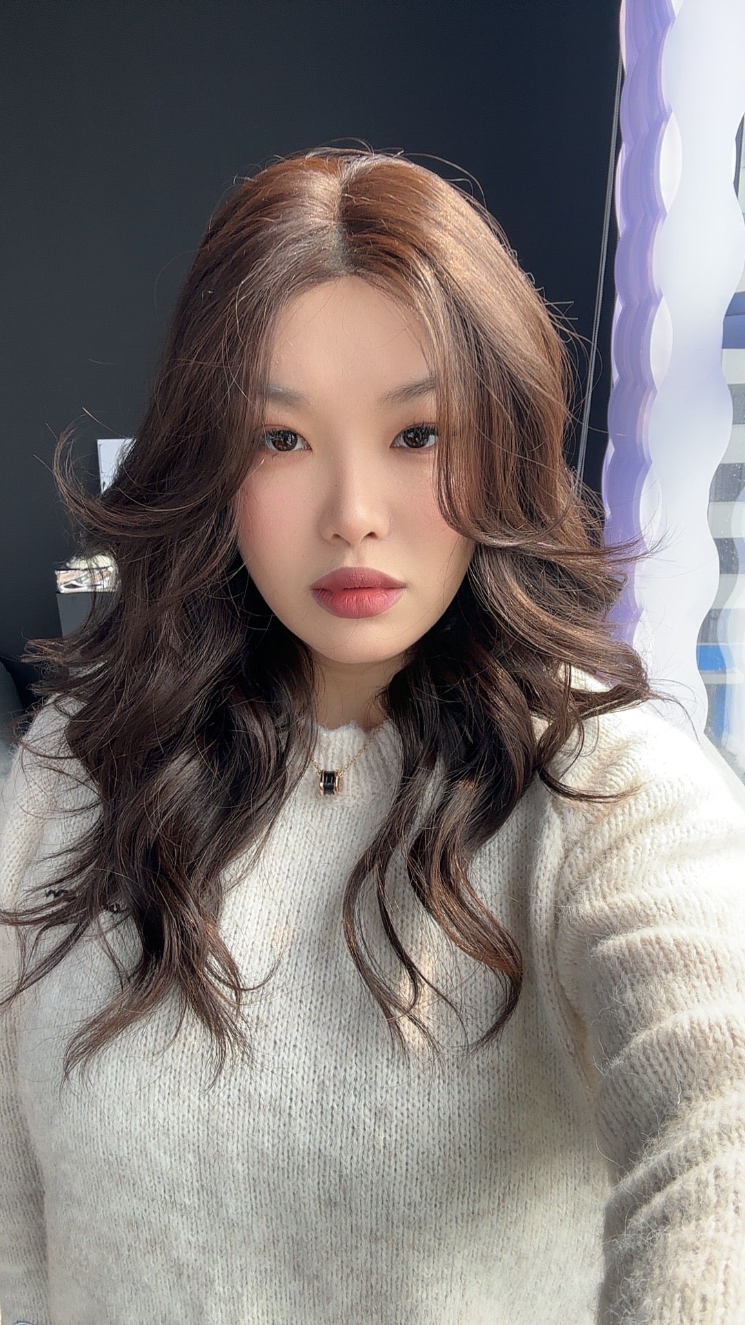 [PRE-ORDER] JBEXTENSION CLAIRE MONO DARK BROWN Partial Monofilament Wig 22 Inches Dark Brown Partial Mono Lace Glueless Wig CLAIRE MONO DARK BROWN【BENDY EAR TABS】