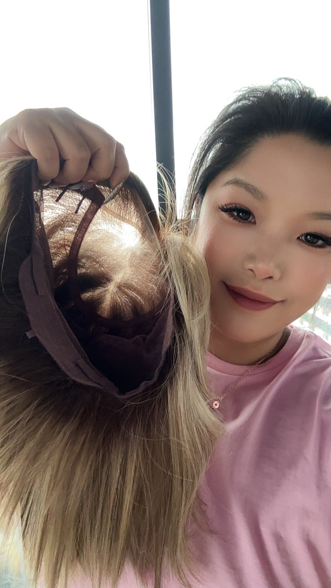 [PRE-ORDER] HOT OF SEASON - BONNIE MONO GOLDEN BLONDE Full Monofilament Handmade Full Lace Full Hand Tied Wig 12 Inches Golden Blonde With Dark Root Mono Lace Handmade Futura Fiber Glueless Wig BONNIE MONO GOLDEN BLONDE【BENDY EAR TABS】