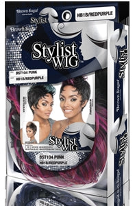 Brown Sugar Human Hair Mix Stylist Wig BST104 PUNK