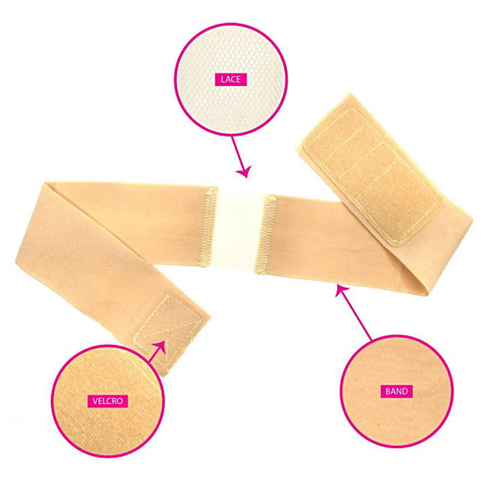 Magic Collection Swiss Lace Wig Band - CENTER PATCHING