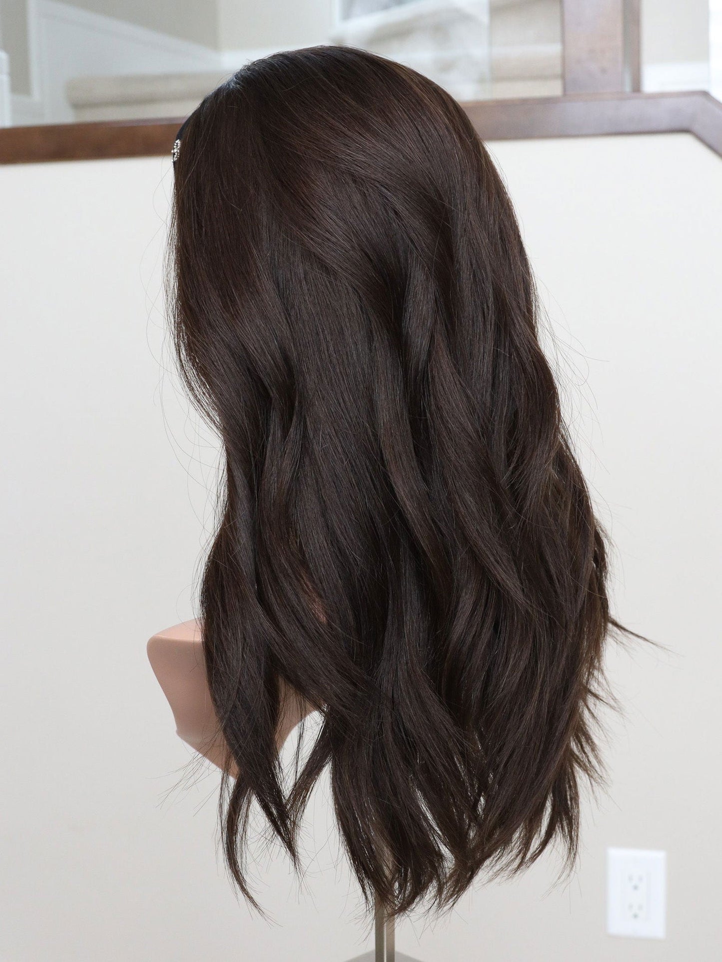 22" Dark Brown Bandfall Active Wig (M)