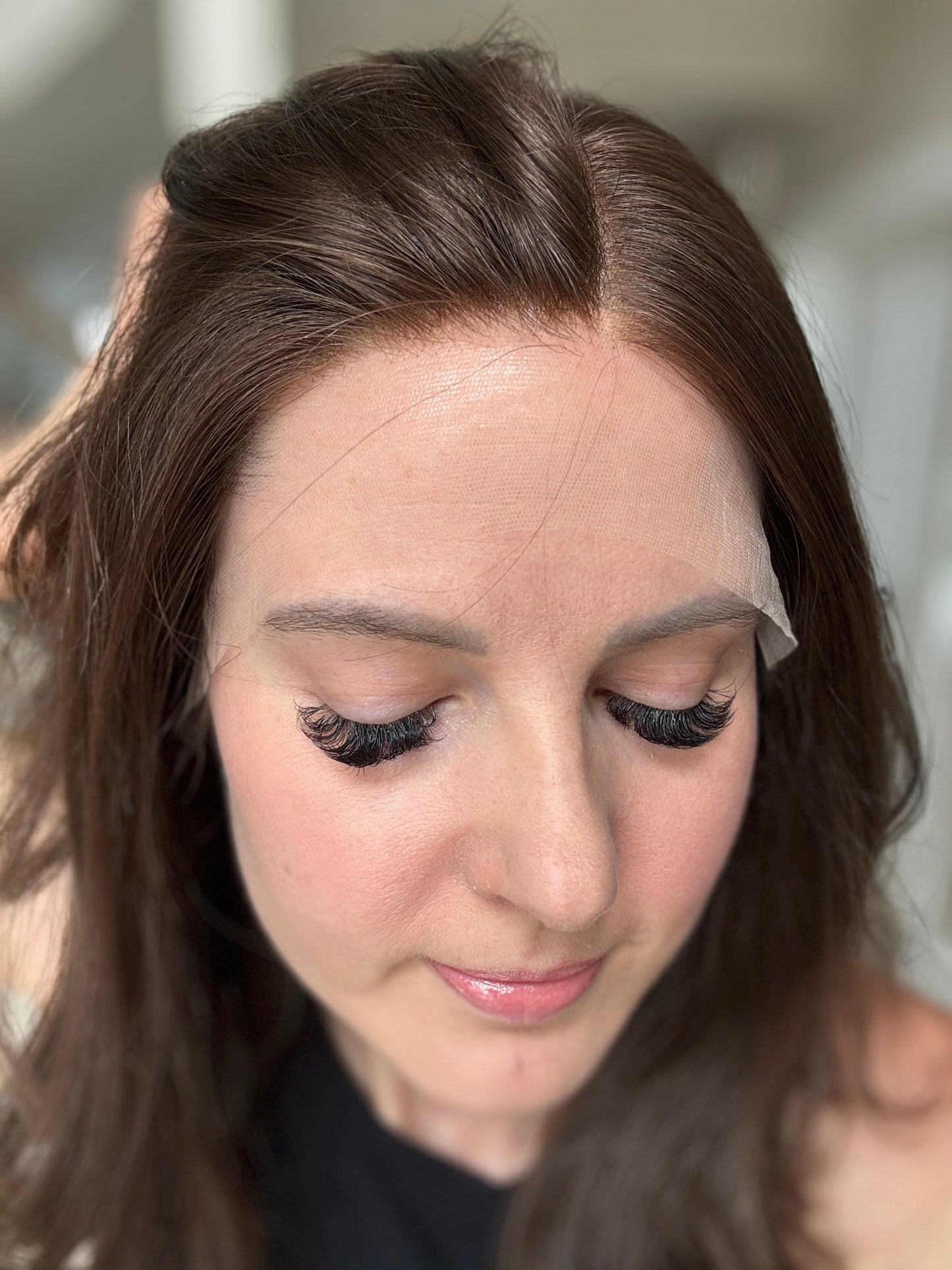 Euro Wig #14: 16" Medium Brown Luxury Cap (M)