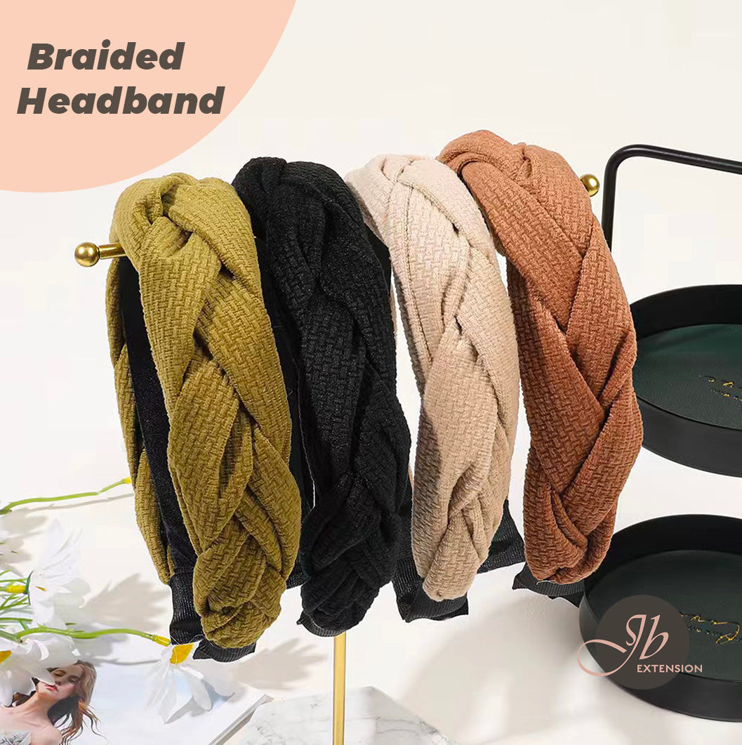 JBextension Headbands for Women Braided Headbands Fashion Hairband Criss Cross Hair Accessories