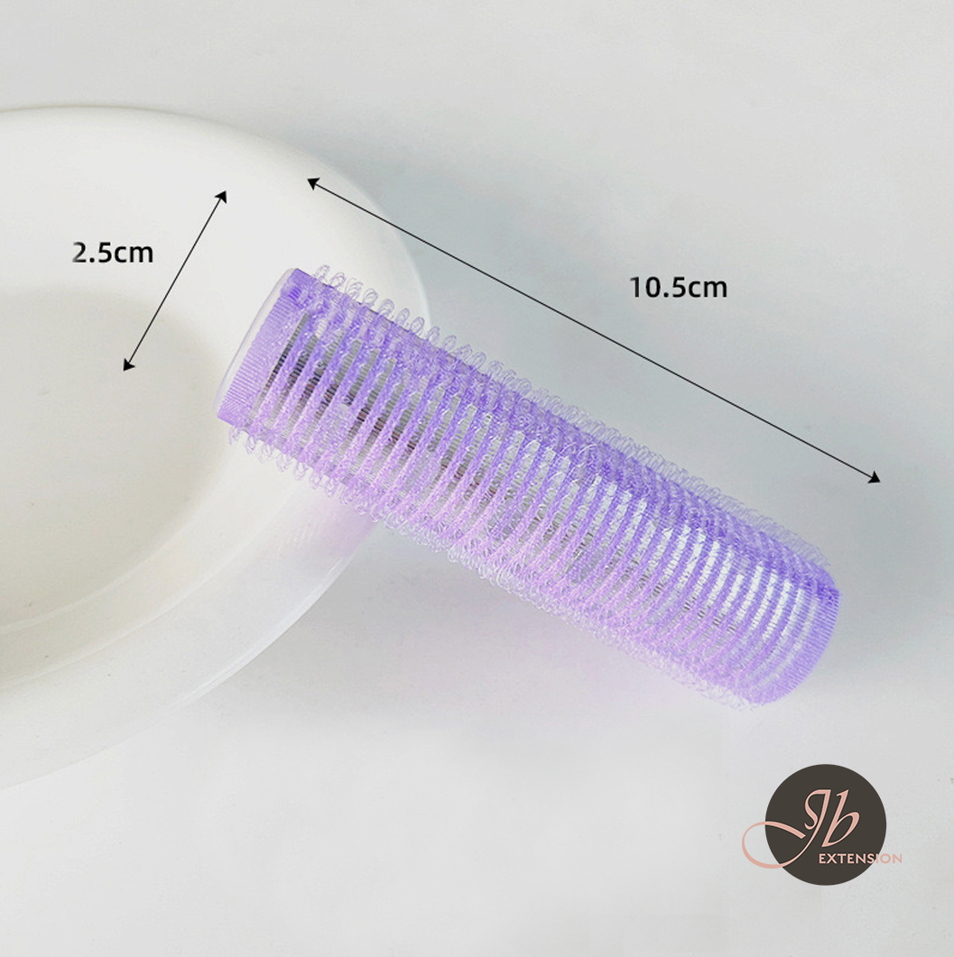 JBEXTENSION 1 Pcs Long Hair Rollers for Bangs Aluminum Core Curlers Thermal Self Grip Roller for Short, Long and Medium Hair Women Hairstyle