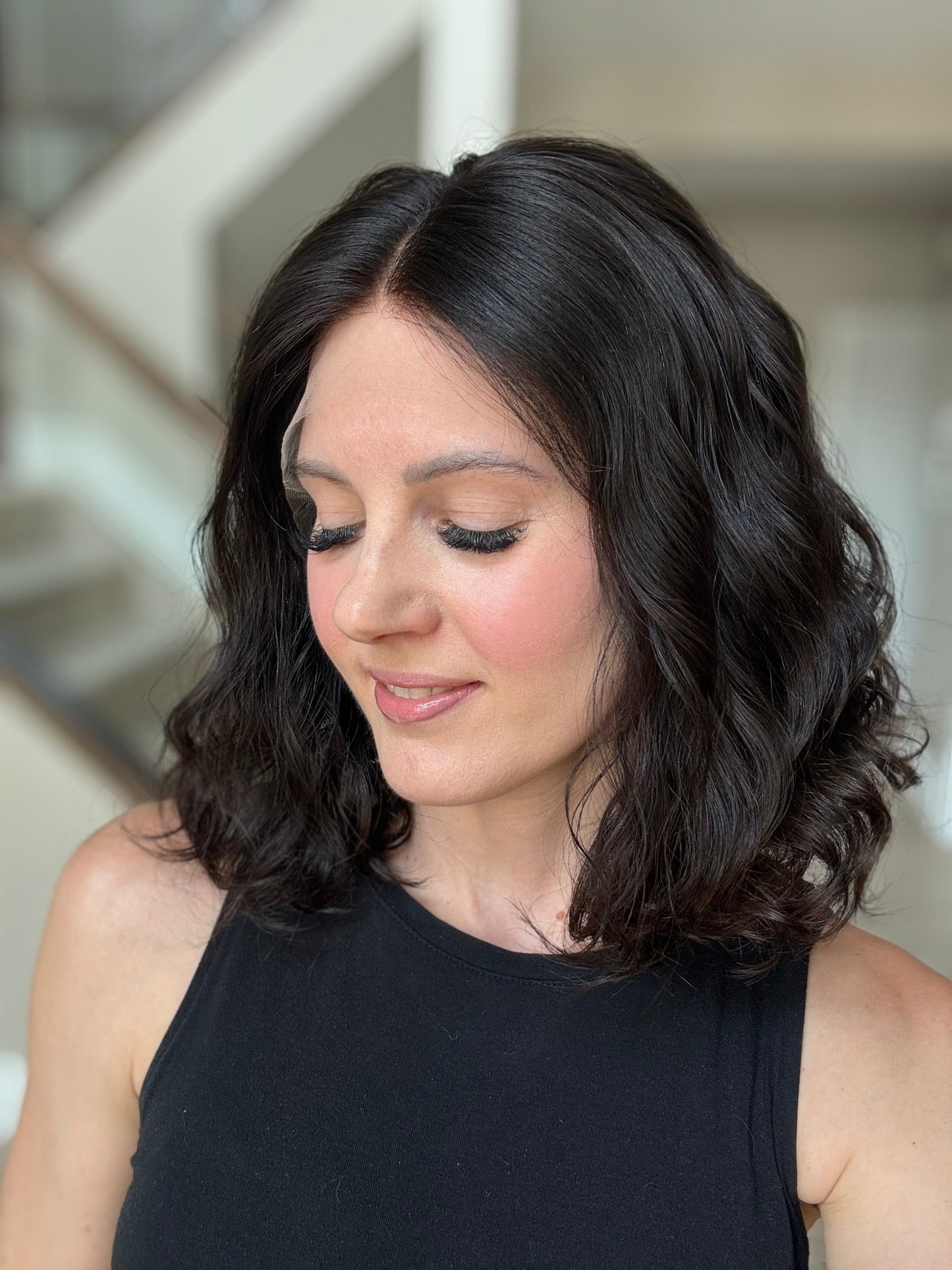 14" Mira Wavy Luxury Cap Lace Top Wig (M) (FINAL SALE)