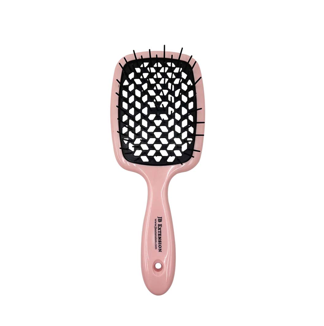 JBextension Detangling Brush for Pain-Free Brushing on All Wet or Dry Hair Types Durable Anti-Static Bristles, Lightweight Handle, Vented Hair Brush