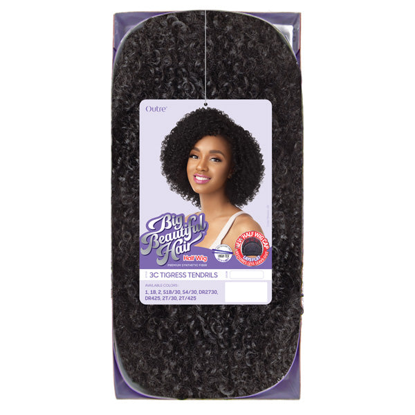 Outre Big Beautiful Hair Half Wig - 3C TIGRESS TENDRILS
