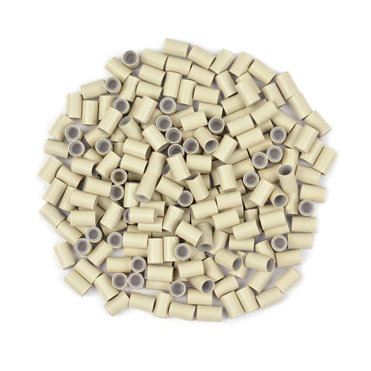 Eve Premium Silicone Lined i-Tip Hair Extension Links Beads Tube - MICRO RINGS 50 PCS (6 mm)