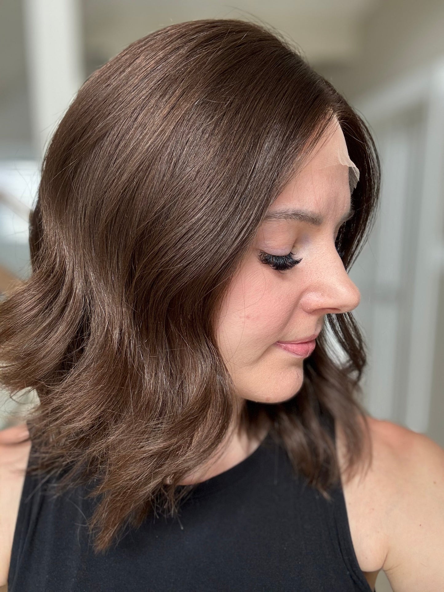 Euro Wig #11: 14" Medium Brown Luxury Cap (S)