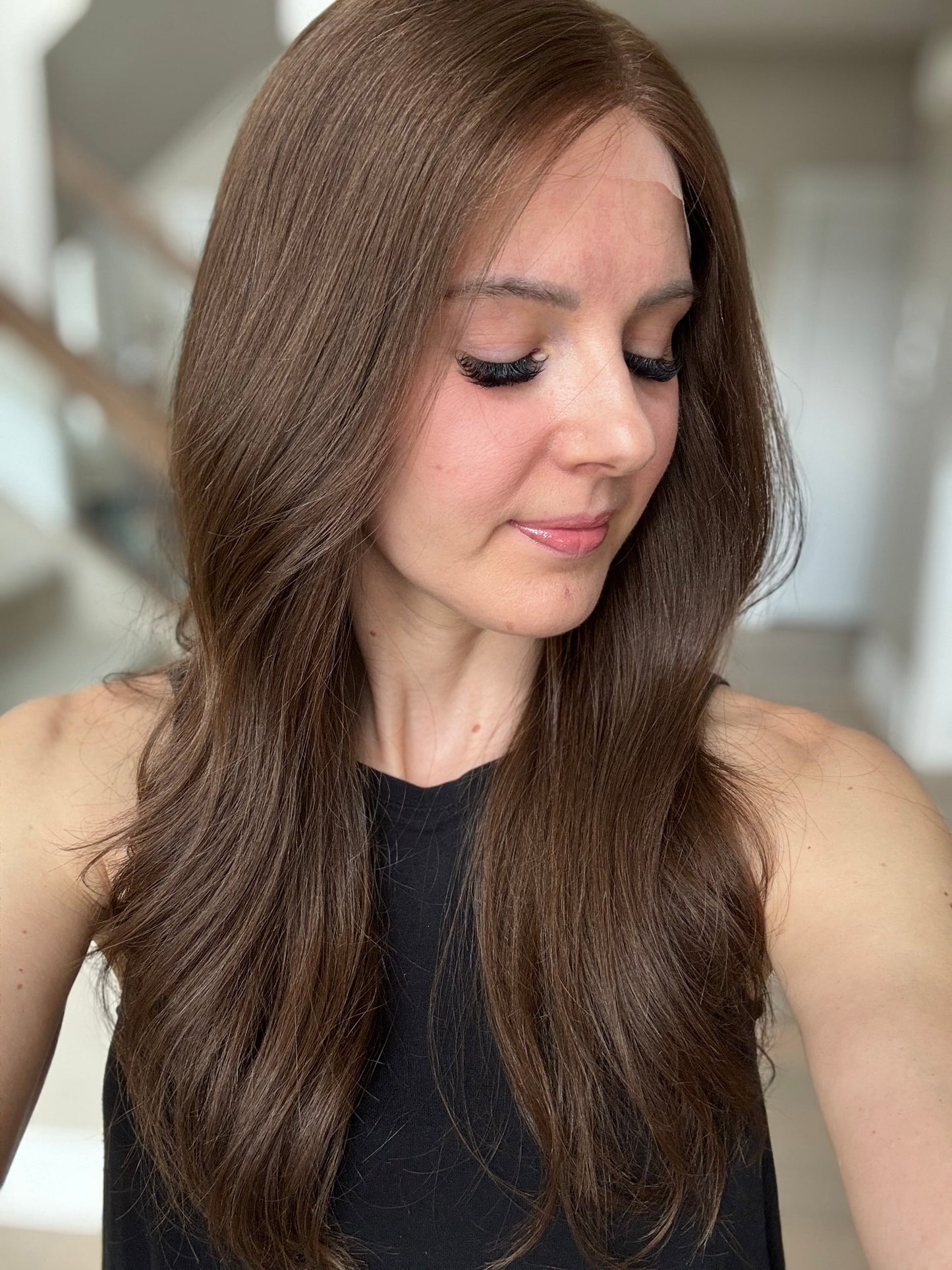 Euro Wig #2: 20" Medium Brown Comfort Cap (S/M)