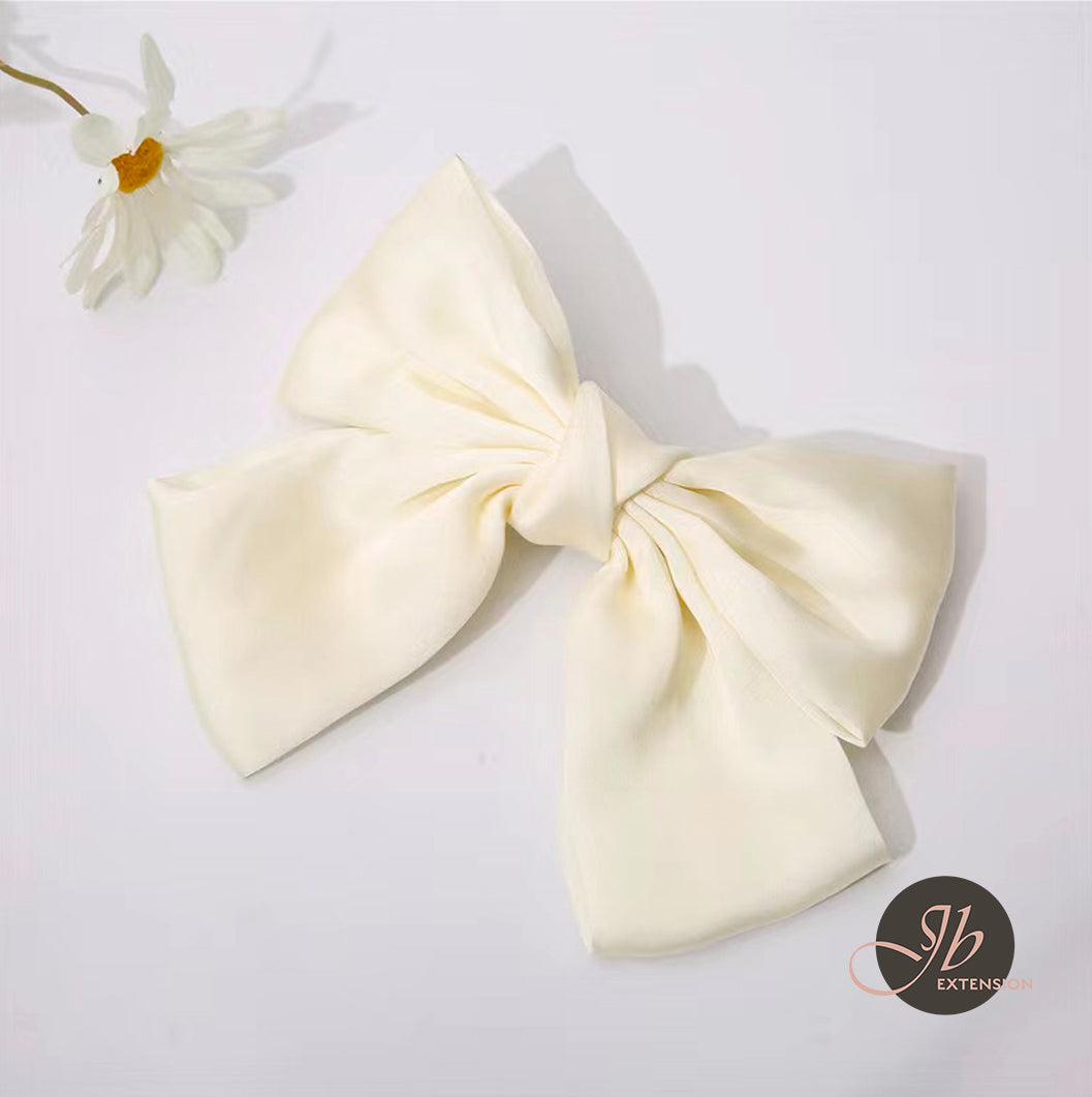 JBextension Silky Satin Hair Bow Clips Big Bowknot Claw Hair Clip French Barrettes Accessories for Women Girls