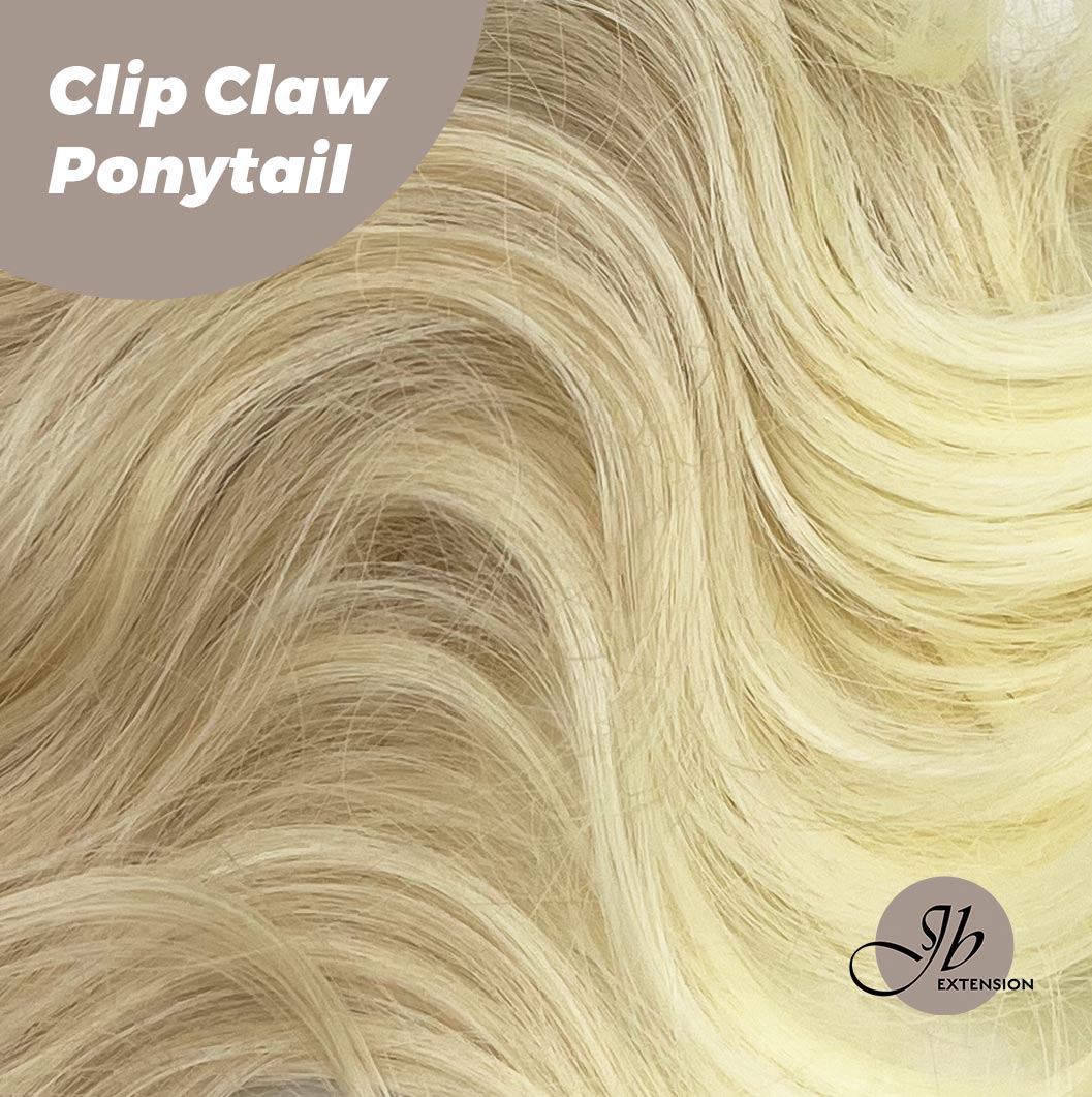 JBEXTENSION 25 Inch Clip Claw in Curly Ponytail Extension for thinning hair 160g