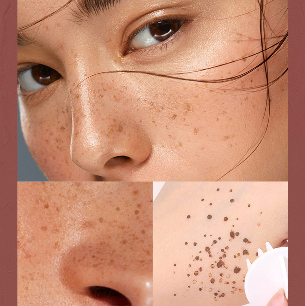 JBEXTENSION Fake Freckles Stamp Air Cushion, Long Lasting Waterproof