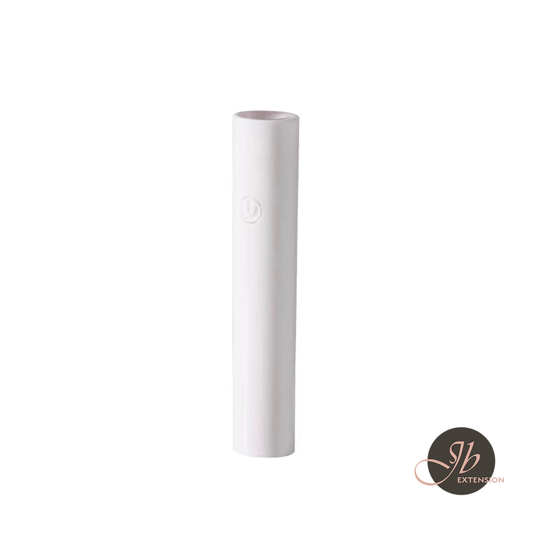 JBextension Handheld UV Light for Gel Nails, Mini Nail Light, Portable LED Nail Lamp, Cordless Rechargeable USB Nail Dryer for Fast Curing, Pink