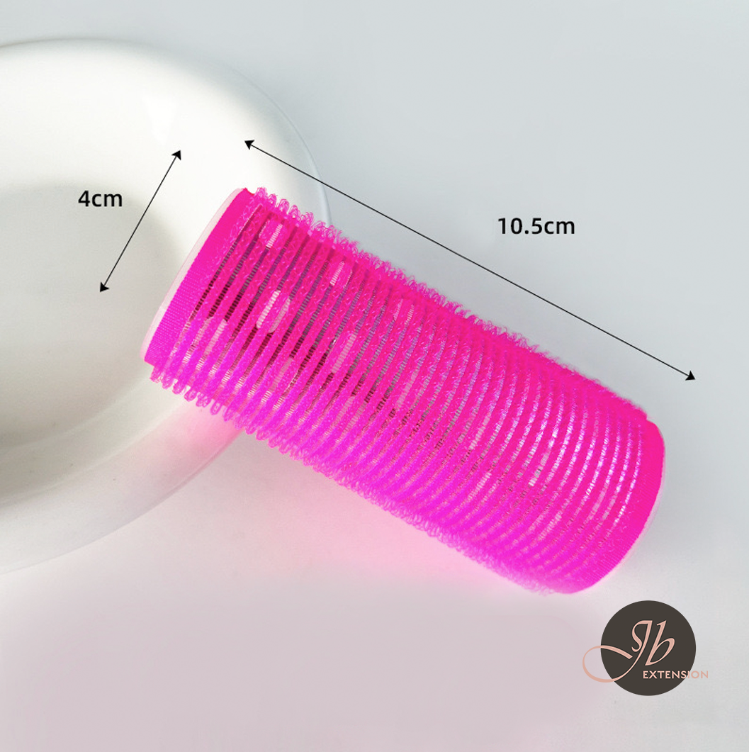 JBEXTENSION 1 Pcs Long Hair Rollers for Bangs Aluminum Core Curlers Thermal Self Grip Roller for Short, Long and Medium Hair Women Hairstyle