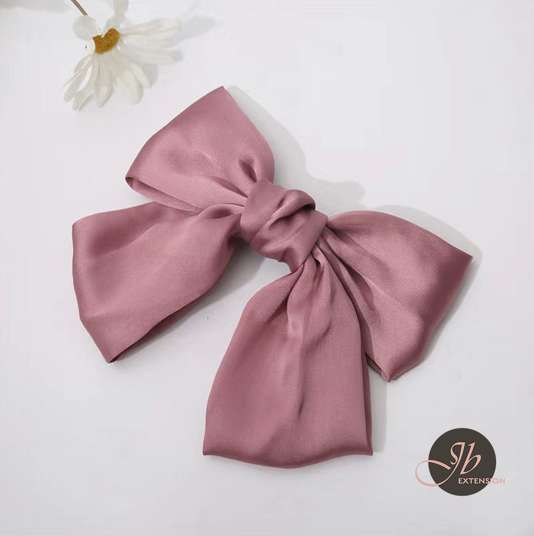 JBextension Silky Satin Hair Bow Clips Big Bowknot Claw Hair Clip French Barrettes Accessories for Women Girls