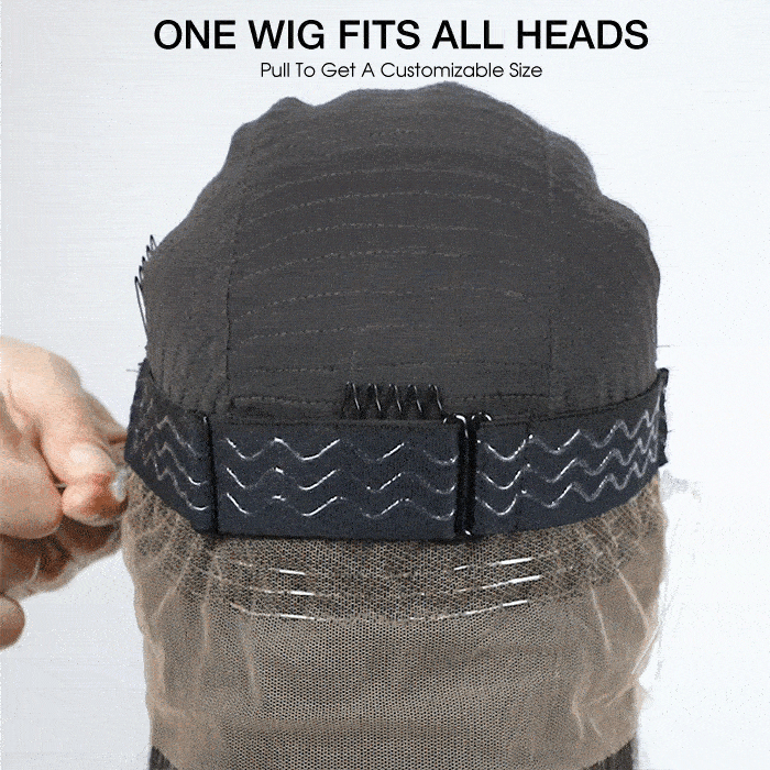 Kinky Edges Glueless 360 Full Lace Frontal Curly Wigs With Invisi-String Affordable Snug Fit Human Hair Wigs Lace Parting Anywhere