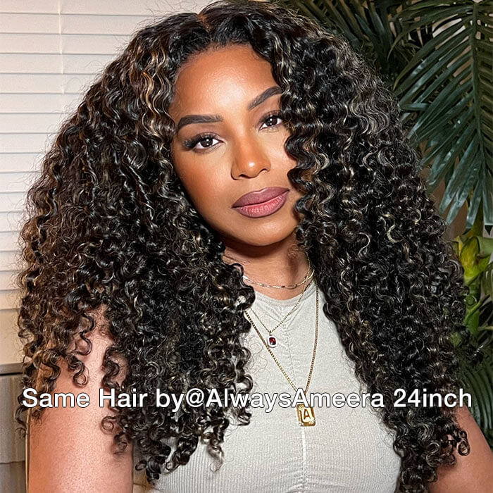 4C Curly Edges Hairline Glueless Curly Lace Front Human Hair Wig With Super Natural Hairline 220% Density