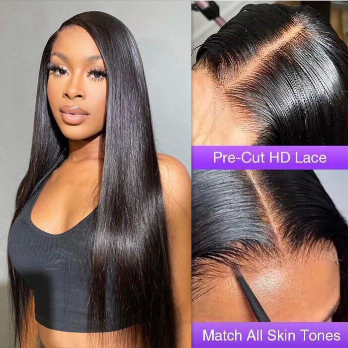 2Wigs = $189 |  #33 Reddish Brown Color Water Wave Wig + 8x5 Glueless Straight Wig