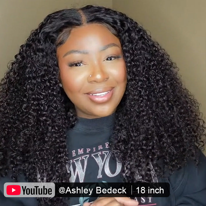 250% Density Full Curly HD Lace Front Wigs Pre bleached Glueless Ready To Go Human Hair Wigs