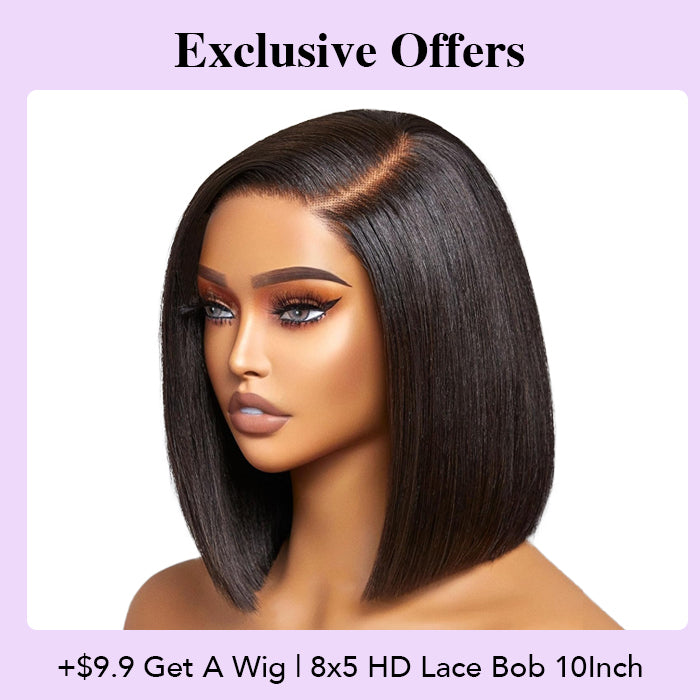 +$9.9 Get A Wig | Kinky Curly 360 Fit Wear Go Wigs Bleached Knots Glueless Human Hair Wigs With Invisi String