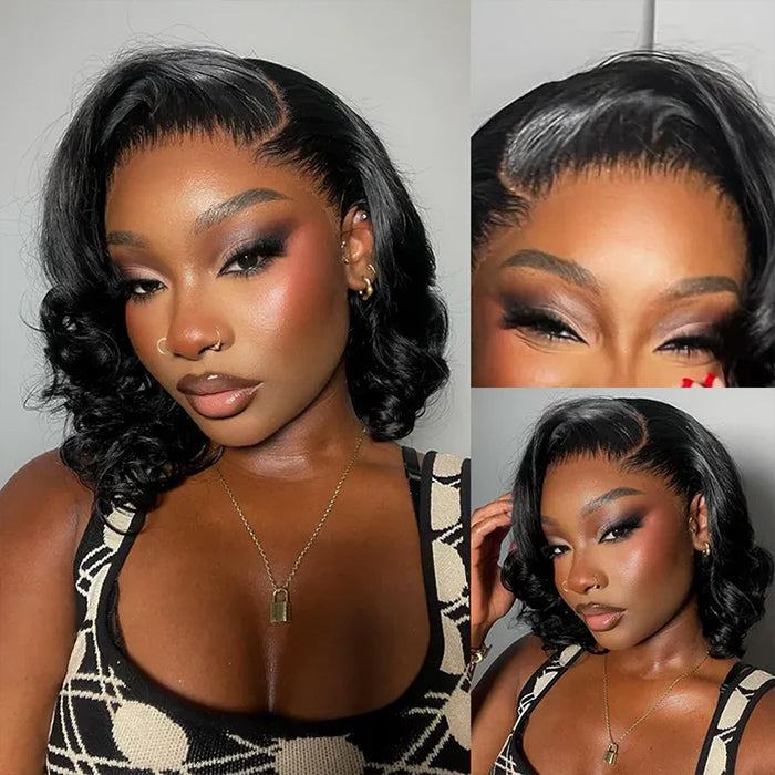 2 Wigs Set | 5x5 HD Lace Bob Wig Pre Plucked & Bleached Glueless Human Hair Wig