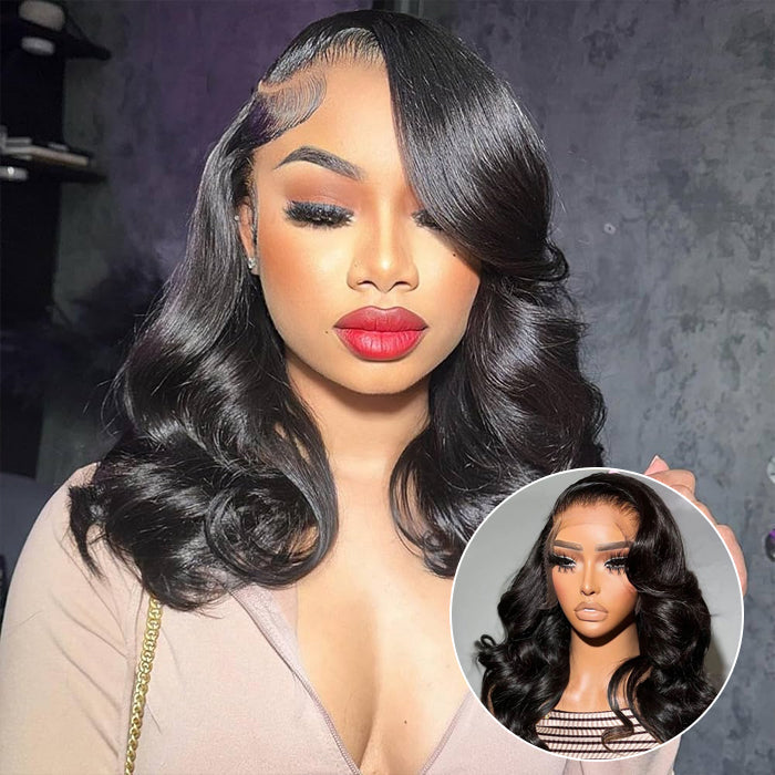 2 Wigs Set | Body Wave 5x5 HD Lace Frontal Wig & #4 Brown 5x5 HD Lace Bob Wig