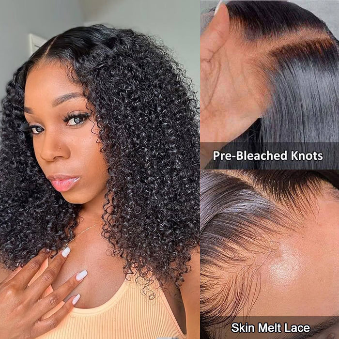 3 Wigs Set  | 13x4 Skinlike HD Lace Curly Wig & 8x5 Glueless Lace Curly Short Bob Wigs & Straight 5x5 HD Lace Short Bob Wig