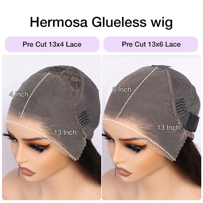 Glueless Kinky Curly Wig with Kinky Edge Hairline Looks Like It Grows Out of Your Scalp 13x4 13x6 HD Lace Wig with Drawstring