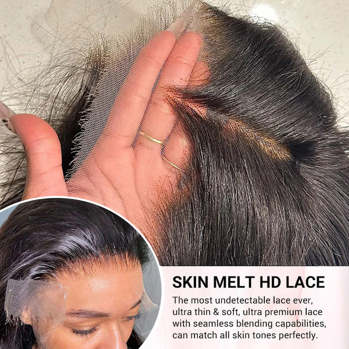 2 Wigs Set | #4 Brown Body Wave 13x4 HD Lace Frontal Wig & 8x5 HD Lace Bleached Knots Glueless Wig