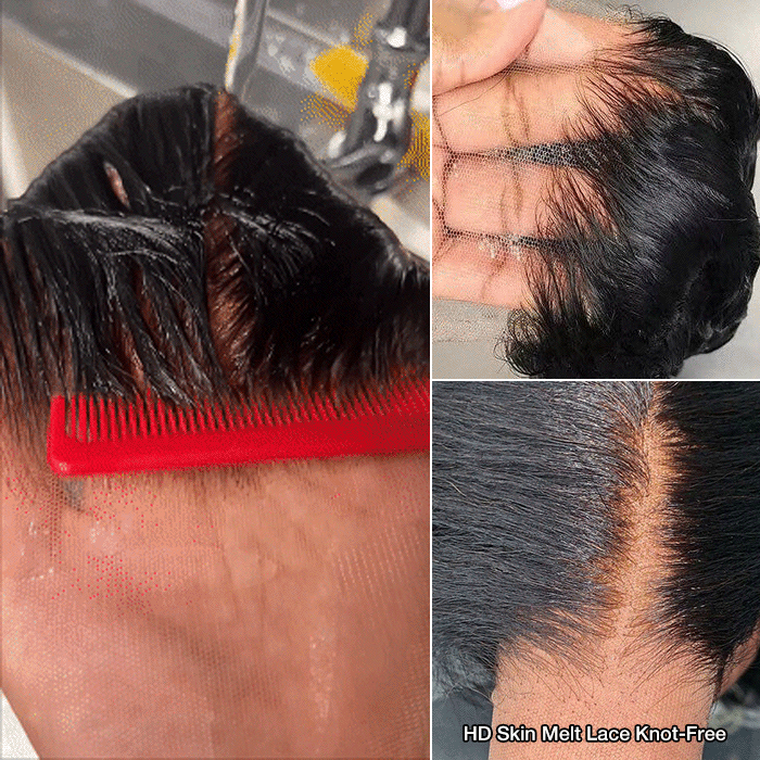 Curly Hair 5x5 HD Lace Closure Wig 100% Virgin Human Hair Wigs Pre Plucked Hairline Glueless Wig