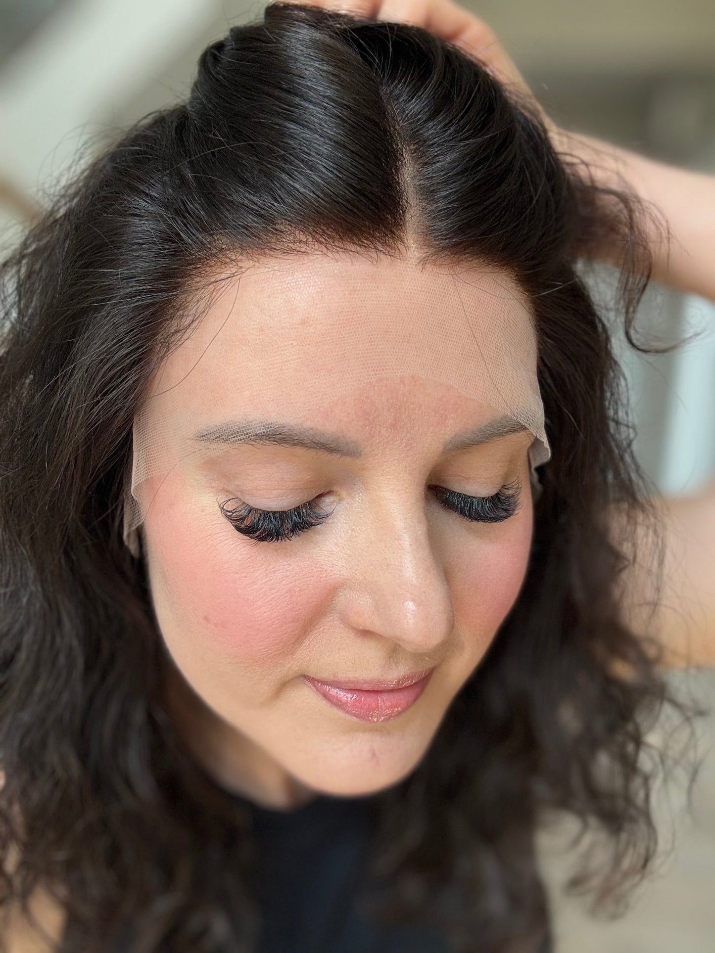 16" Mira Wavy Luxury Cap Lace Top Wig (S)