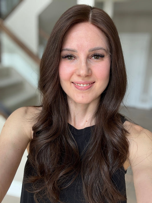 Euro Wig #3: 22" Dark Brown Comfort Cap (M)