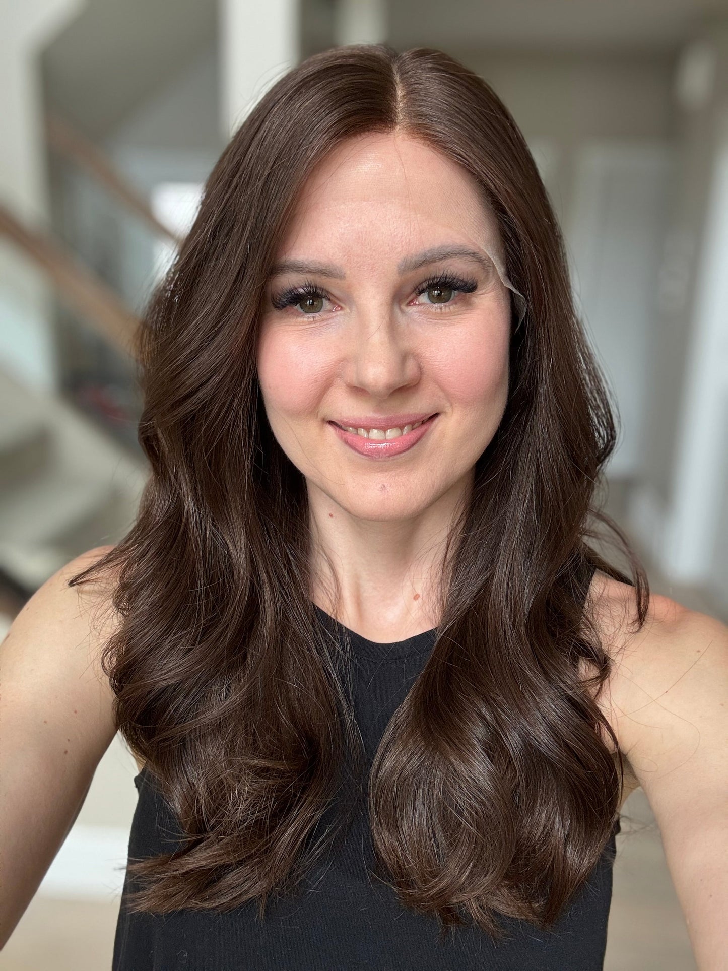 Euro Wig #13: 20" Medium Brown Luxury Cap (S)