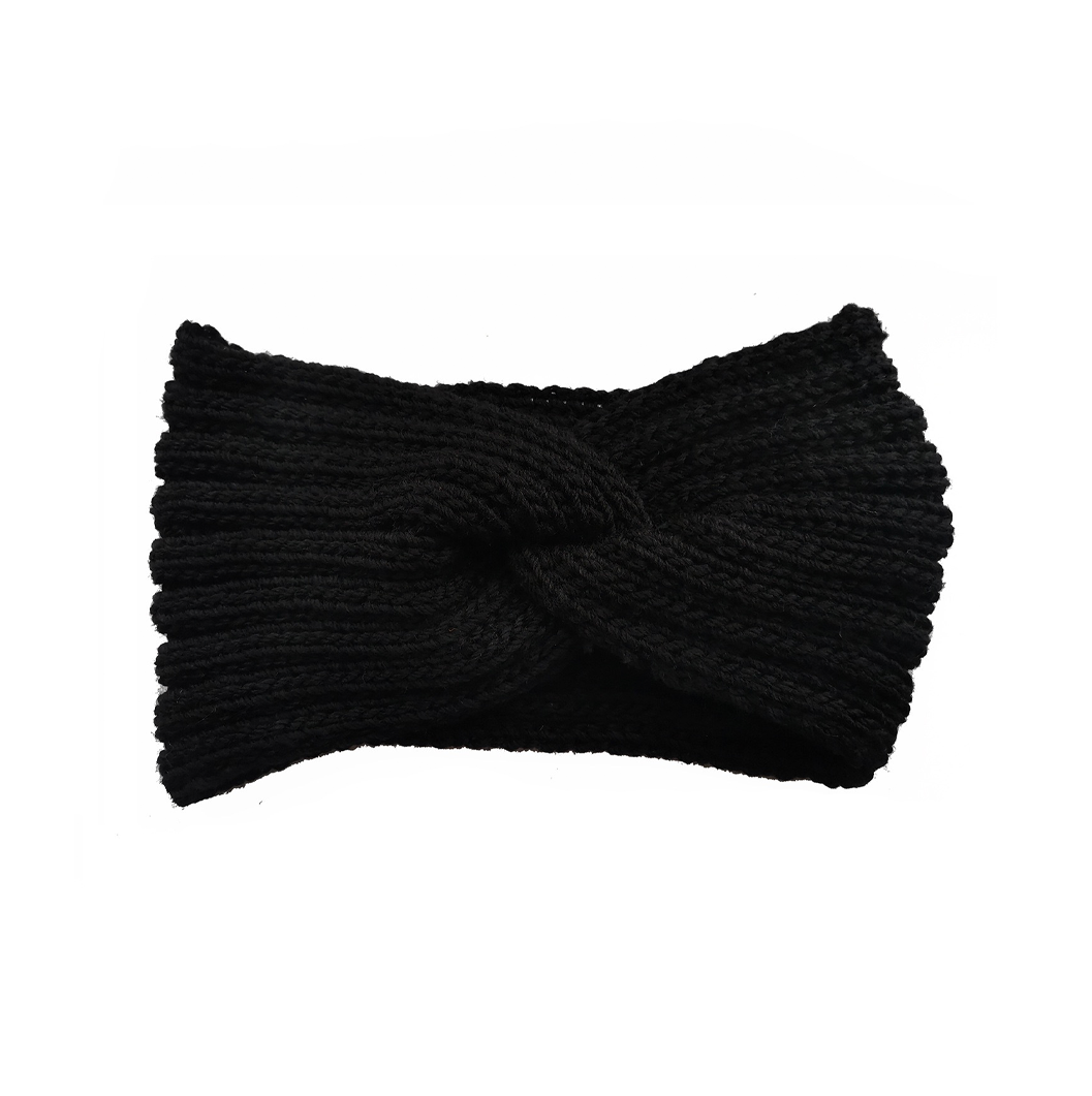 JBextension Simple Style Plain Color Hair Band with KnotDesign As Gift , Extra Wide Headbands for Women Non-Slip, Large Twist Knotted Stretchy Wraps Head Bands Hair Accessories