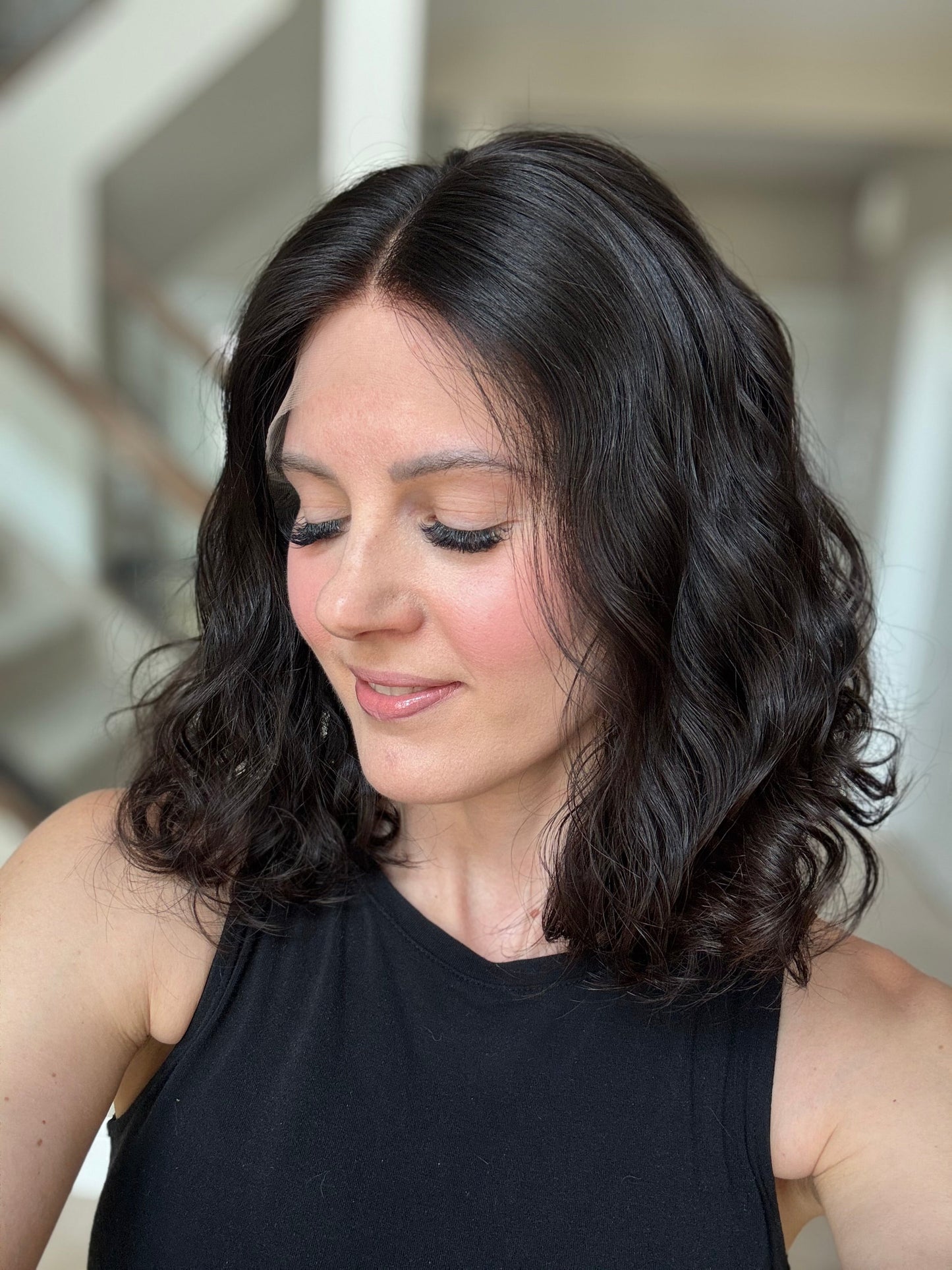 14" Mira Wavy Luxury Cap Lace Top Wig (M) (FINAL SALE)