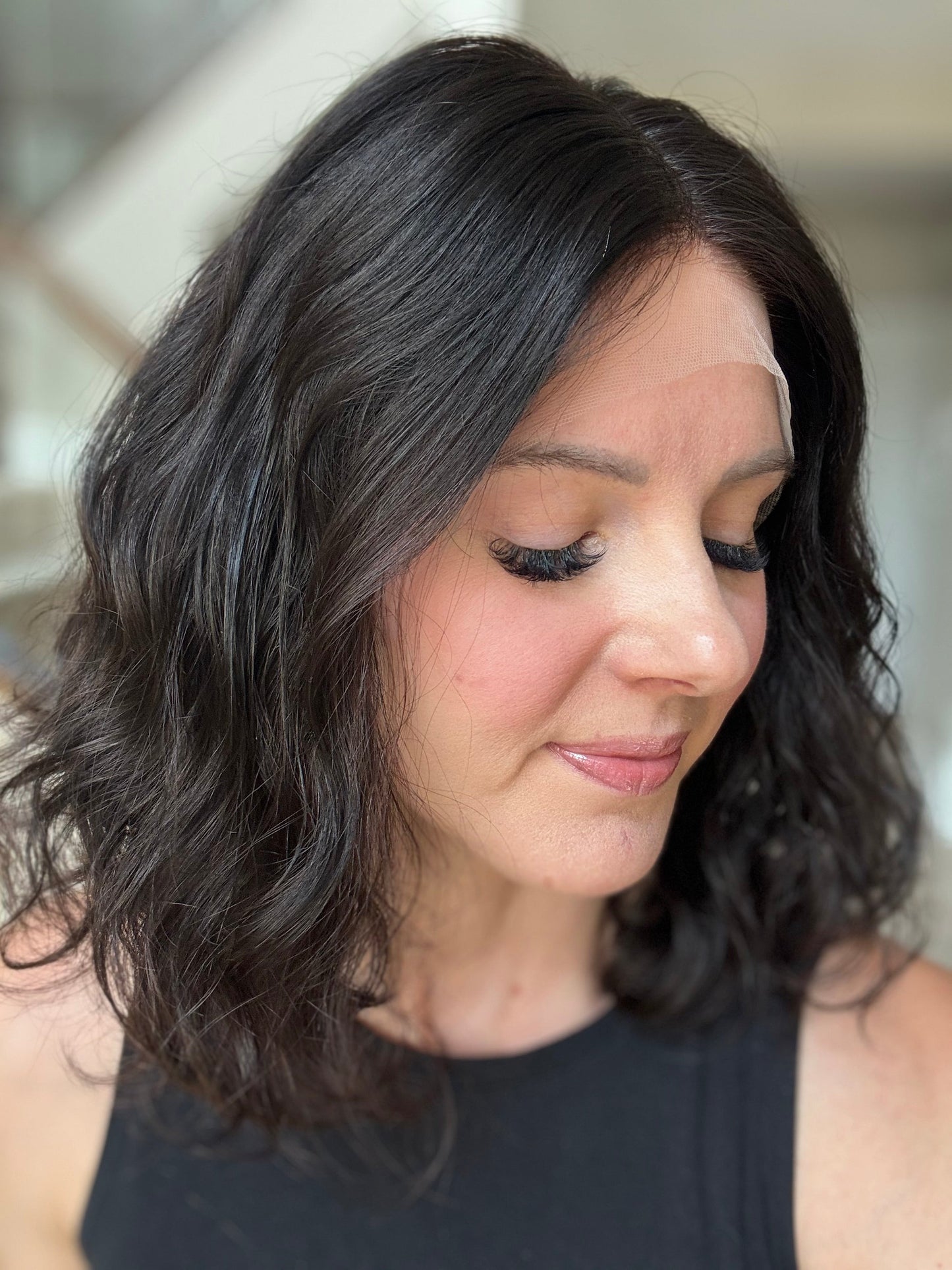 14" Mira Wavy Luxury Cap Lace Top Wig (M) (FINAL SALE)