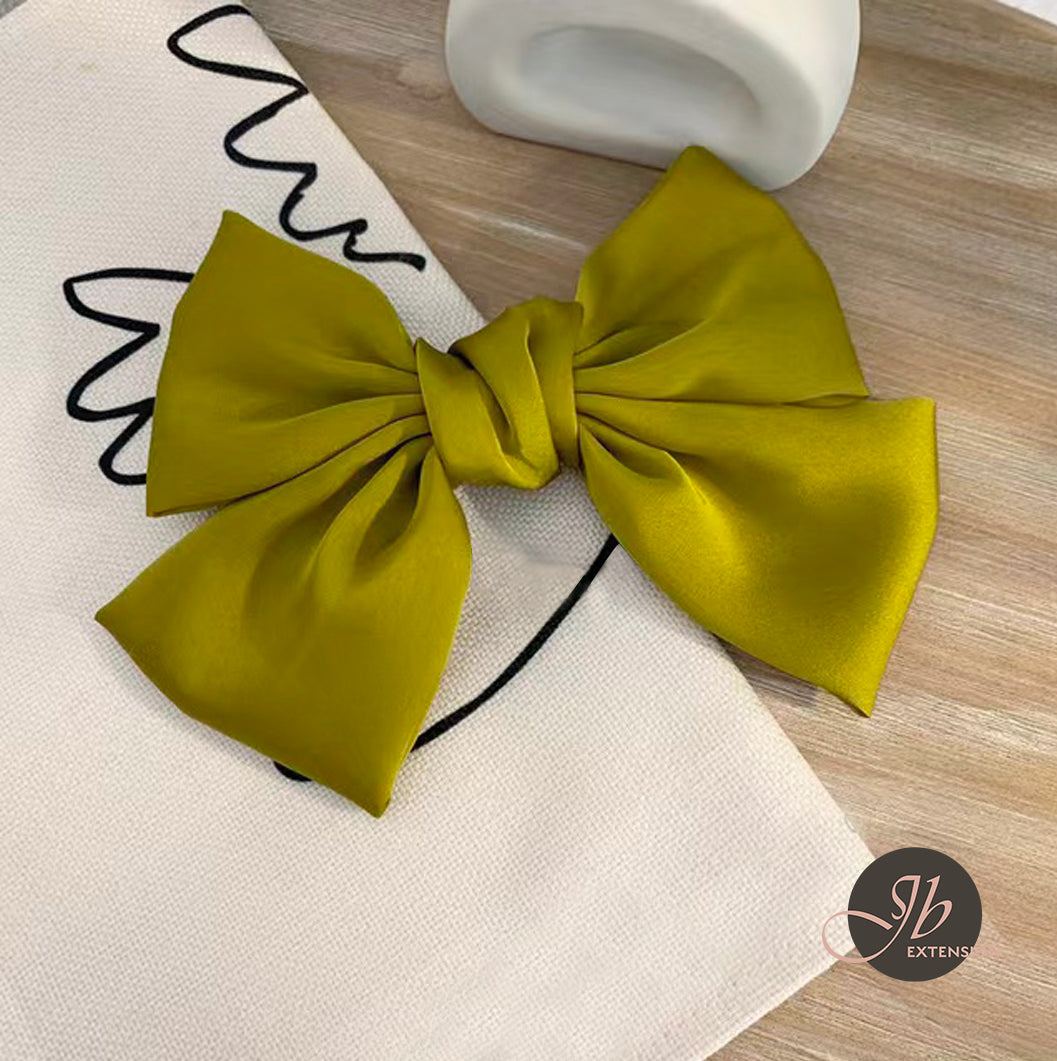 JBextension Silky Satin Hair Bow Clips Big Bowknot Claw Hair Clip French Barrettes Accessories for Women Girls