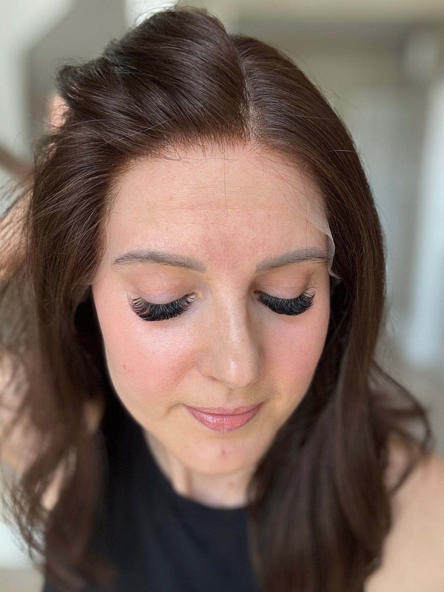 Euro Wig #9: 17" Dark Brown Luxury Cap (M)